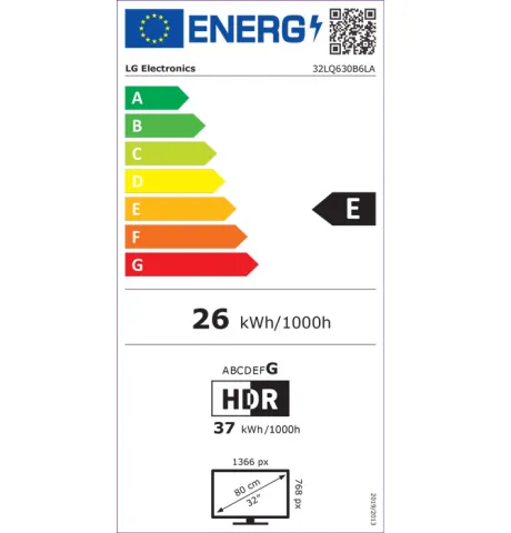 TV 32'' LED 32LQ630B6LA LG