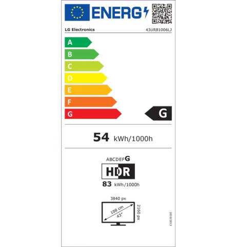 TV 43'' LED 43UR81006LJ LG