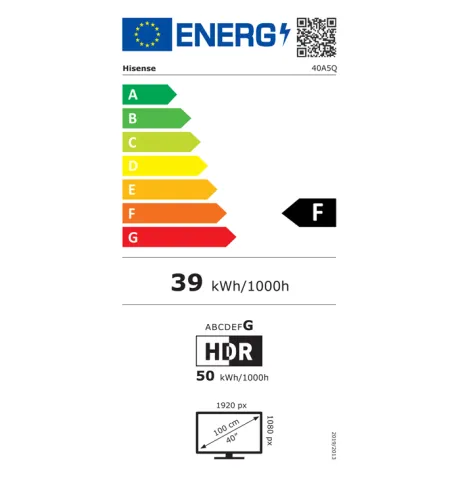 TV 40'' LED 40A5Q HISENSE