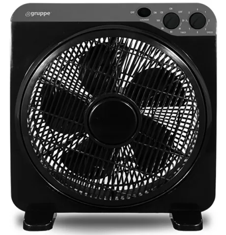 Ανεμιστήρας Box Fan Gruppe KYT-12DII Μαύρο